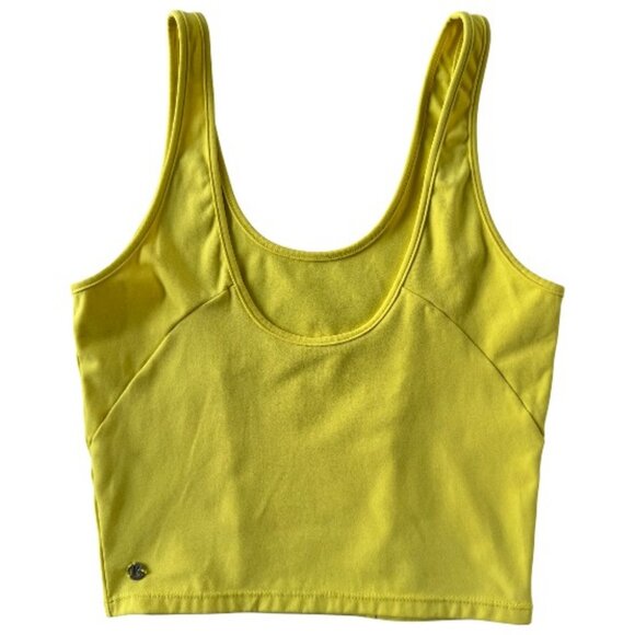 BuffBunny yellow Bae crop tank top size XS - Picture 4 of 7